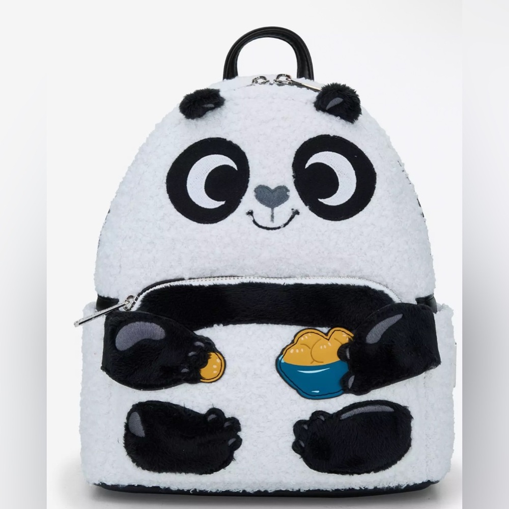 Loungefly Kung Fu Panda Po Dumpling Sherpa Mini Backpack
